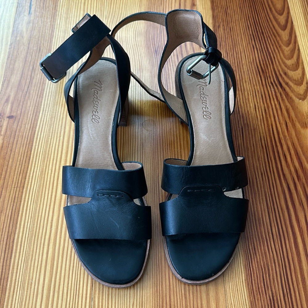 madewell black sandals